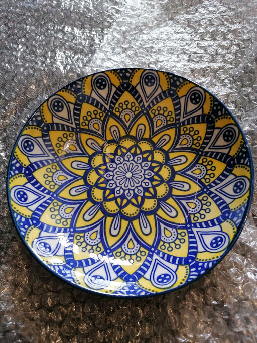 Тарелка десертная Y6-6015 Мантра, десертная, керамика, 18 см, круглая (422275) /DANIKS/