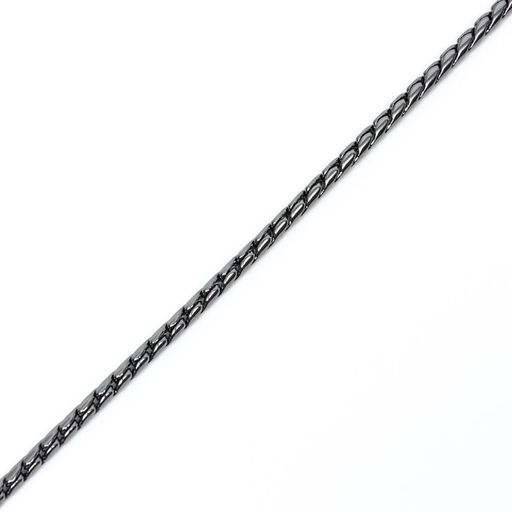 Ошейник - удавка Кобра, 50 см, толщина цепочки 4 мм, черный - Пижон фото 4