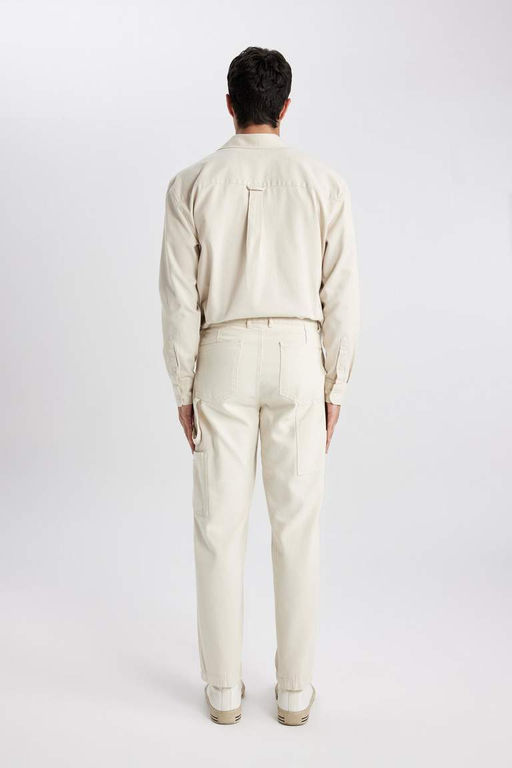 Брюки прямого кроя с нормальной талией и нормальной талией - Defacto фото 10