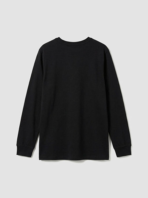 Bisiklet Yaka Be?ikta? Bask?l? Erkek ?ocuk Pijama Tak?m