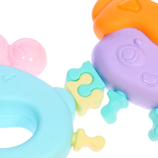Погремушки - прорезыватели для зубов «Забавные зверята», набор 4 шт.