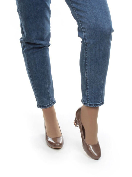 06-44-839 KHAKI Туфли женские (натуральная кожа)