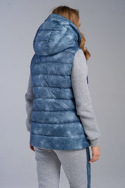 Жилет М-411 джинс - А+б коллекция фото 14