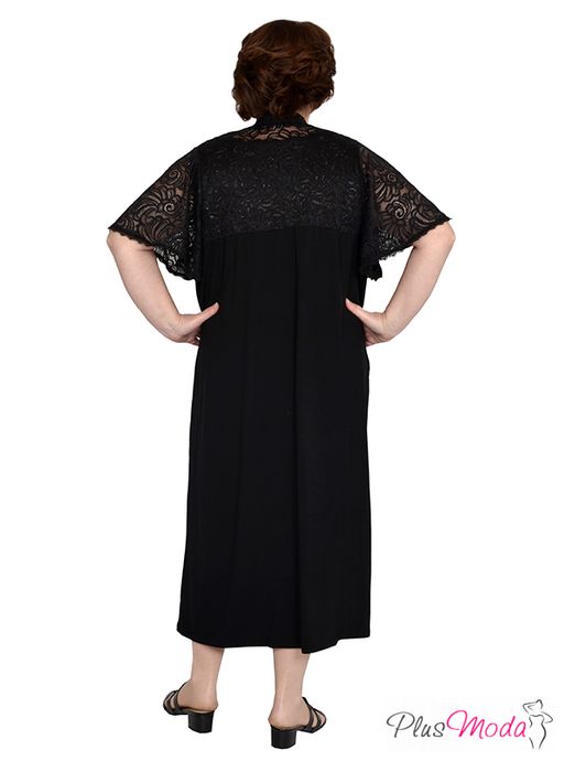 ХАЛАТ-ПЕНЬЮАР МОДЕЛЬ №856 РАЗМЕРЫ 44-84 - Plus moda фото 2