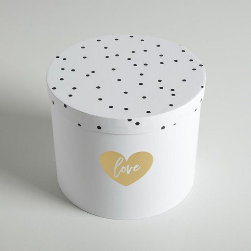 Набор коробок для цветов 4 в 1, упаковка подарочная, Чёрно-белый, 14?14?13 см - 20?20?17.5 см