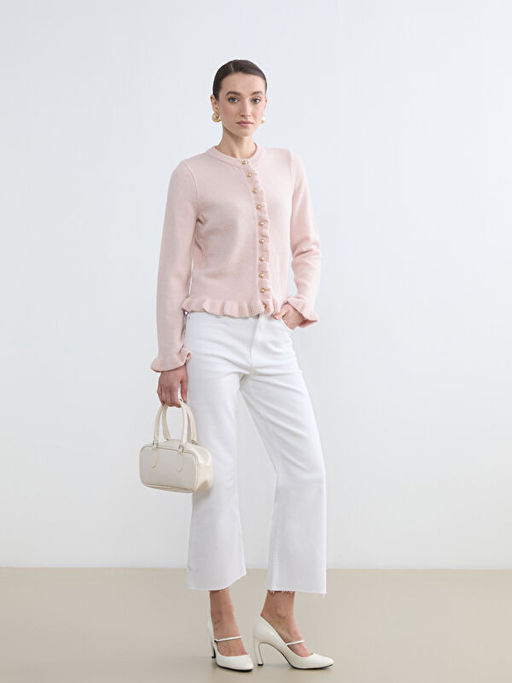 Bisiklet Yaka F?rf?rl? Kad?n Triko H?rka