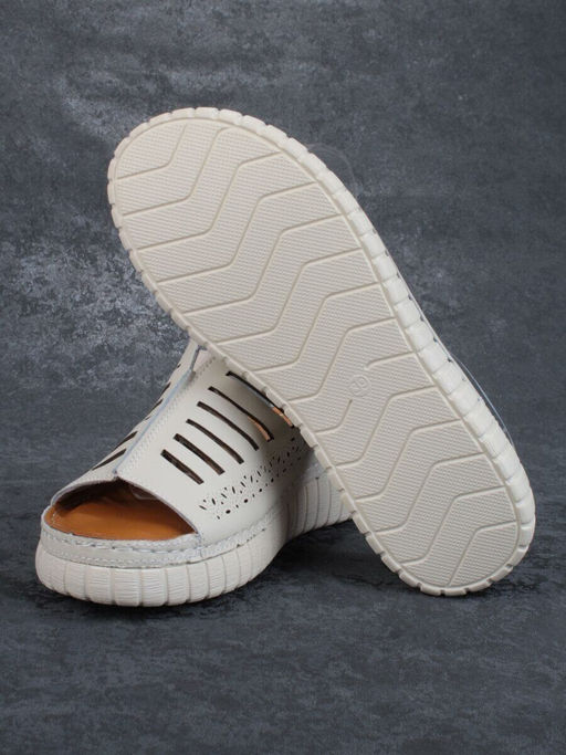 08-PED173-1 BEIGE Босоножки женские (натуральная кожа)