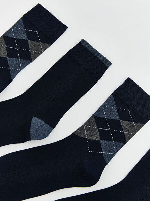 Desenli Erkek Soket ?orap 7li Paket