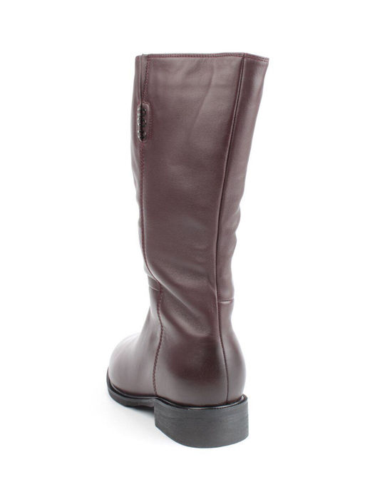 02-FI919-2M BROWN Сапоги зимние женские (натуральная кожа, натуральный мех) - Фабричный китай фото 7