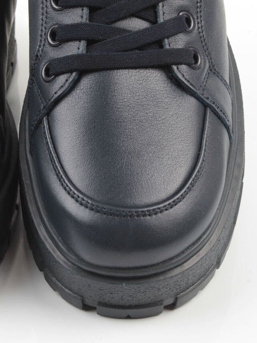 05-AW1002-2M DK. BLUE Ботинки зимние мужские (натуральная кожа, натуральный мех)