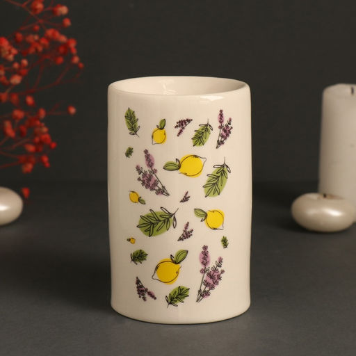 Аромалампа для эфирных масел Формула спокойствия, керамика, белая, 7.2?7.2?11.6 см - Simaland фото 3