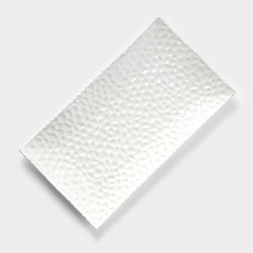 Блюдо сервировочное «Воздушность», 30.5×17 см, керамика, белое