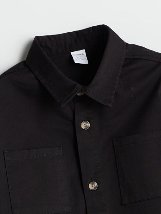 Erkek ?ocuk Gabardin G?mlek ve Ti??rt 2li