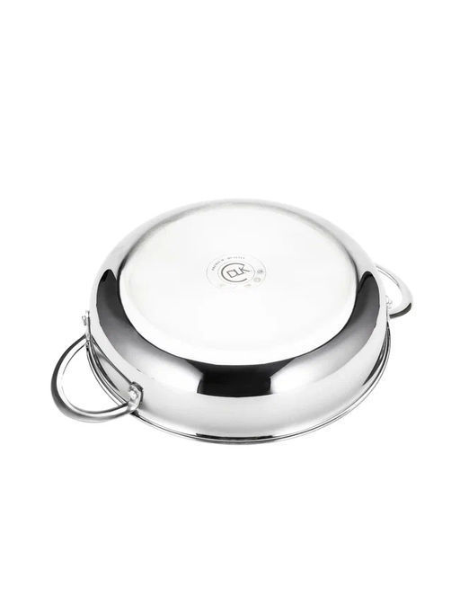 Сотейник с крышкой стеклянной из нержавеющей стали (3-х слойный) 26x7 см (2.6 л), арт. 3550-26 - D.L.K. фото 6