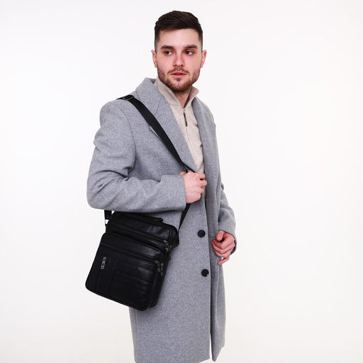 Сумка мужская, цвет черный - Simaland фото 7