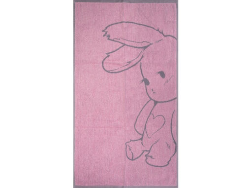 6с103.412ж1 Плюш (розовый5) Полотенце махровое 50х90см