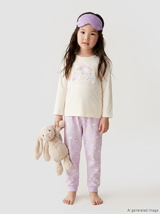 Пижама для девочки с принтом Hello Kitty
