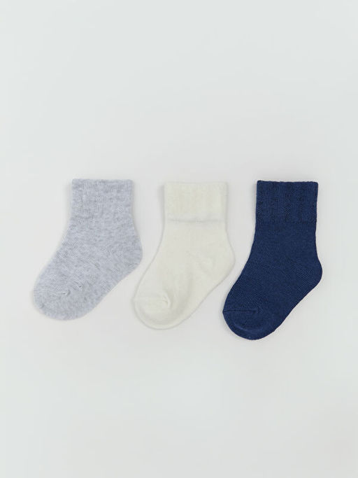 Basic Erkek Bebek Soket ?orap 3l?