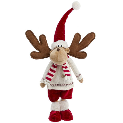 Игрушка набивная "Олень", L28 W14 H47/34 см, 2в.