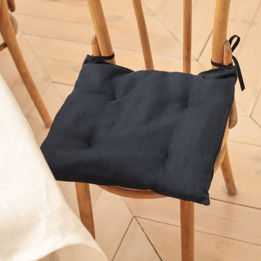 Подушка на стул «Этель» Minimalist design, 42×42 см, синяя