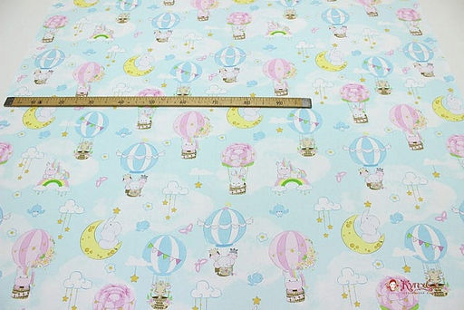 Перкаль Сказочное путешествие, СОРТ2, ш.1.5м, хлопок-100%, 105гр/м.кв - Купава фото 2