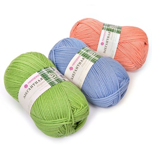 Цена за 10 мотков пряжи ЭЛЕГАНТНАЯ