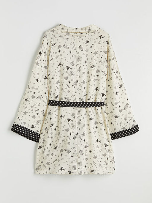 ?al Yaka Desenli Kad?n Sabahl?k