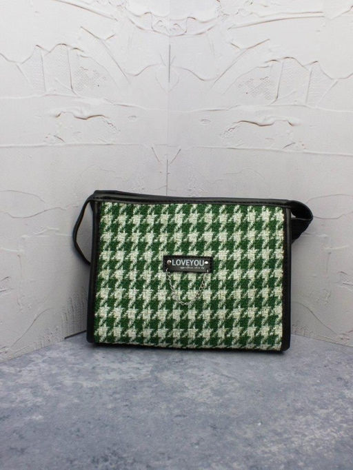 Косметичка "Love you", green (16х21х7 см)