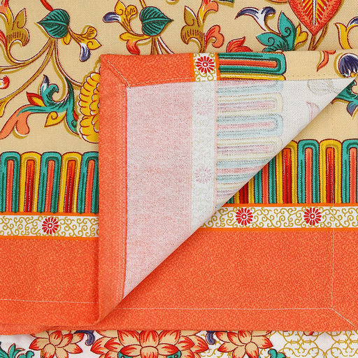 "Меандр" Скатерть 180х145см, длина стола до 140см, на 6 персон, хлопок "Премиум" 186г/м2, "Домашняя мода" (Россия)