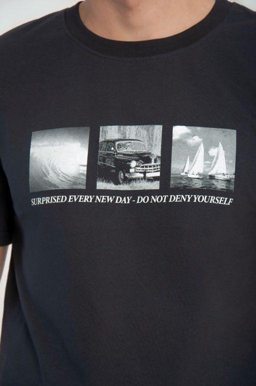 Арт. 61135 Футболка мужская 48-56 (5 шт) Цвет:графит - Идеал фото 6