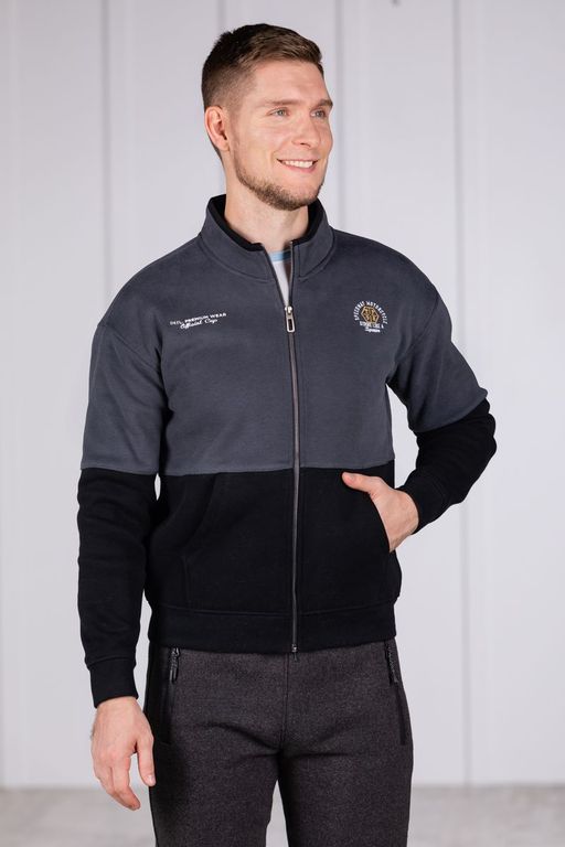 Брюки спортивные 
 3.MA004B-серый-тёмный