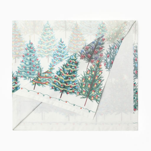 Скатерть новогодняя «Этель Сказочный лес» 149×220 см, 100% хлопок, саржа 190 г/м²