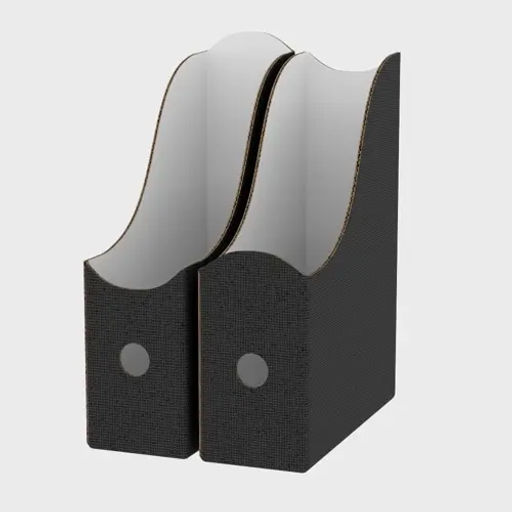 VAL CG-BW-2VP-85mix Лотки для бумаг верт., 31*23.5*8.5 см, набор 4 шт., 2 цвета, CLASSIC GREY, шт