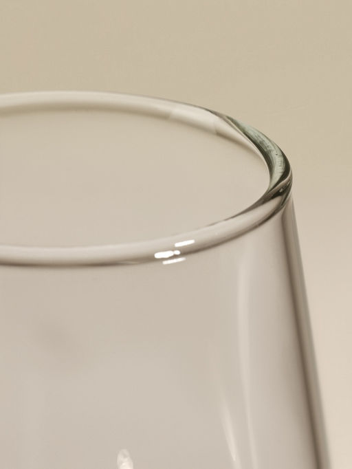 Бокал для вина SL-Home «Ёлочный», 370 мл, 8.5×20.8 см, стекло, прозрачный, розовый