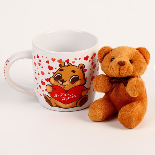 Подарочный набор Люблю тебя, мишка в кружке, МИКС - Milo toys фото 7