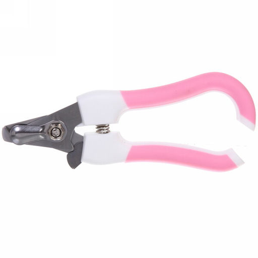 Цена за 2 шт. Когтерез для животных "Робби" 16см цвет бело-розовый Ultramarine