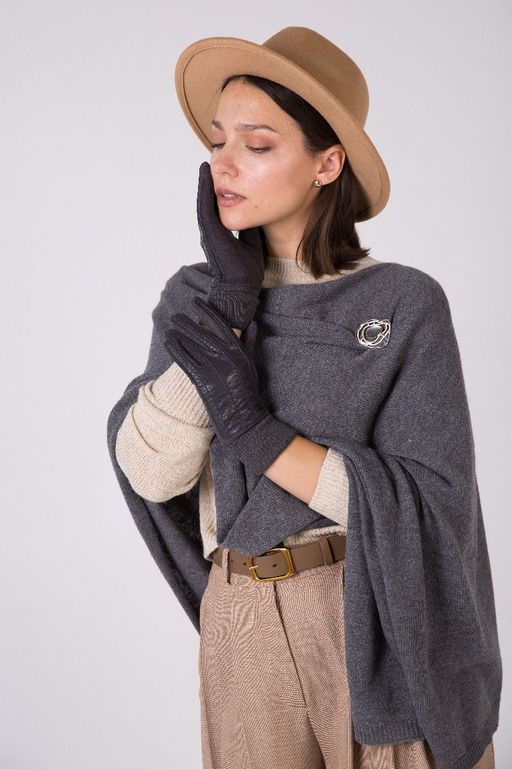 Перчатки из экокожи и экозамши