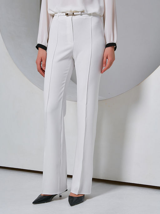 Брюки клёш с застроченными стрелками - Marchello marchellini фото 12