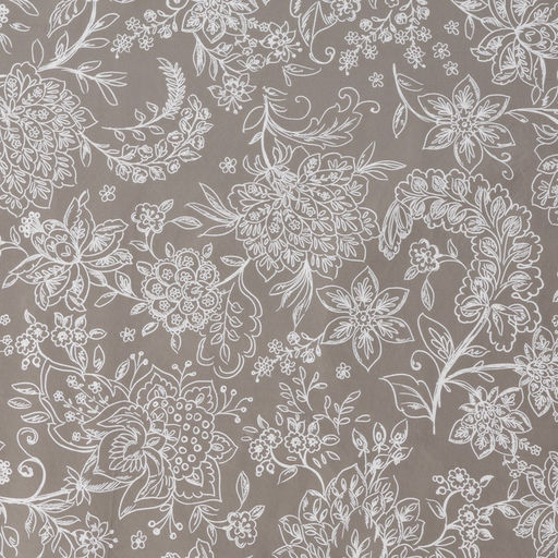 Скатерть на стол Доляна «Цветение», 137×180 см, серая