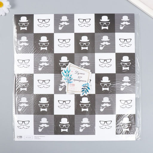 Цена за 5 шт. Бумага для скрапбукинга Арт Узор. Харизма и стиль, 180 г/м?, 30.5?32 см