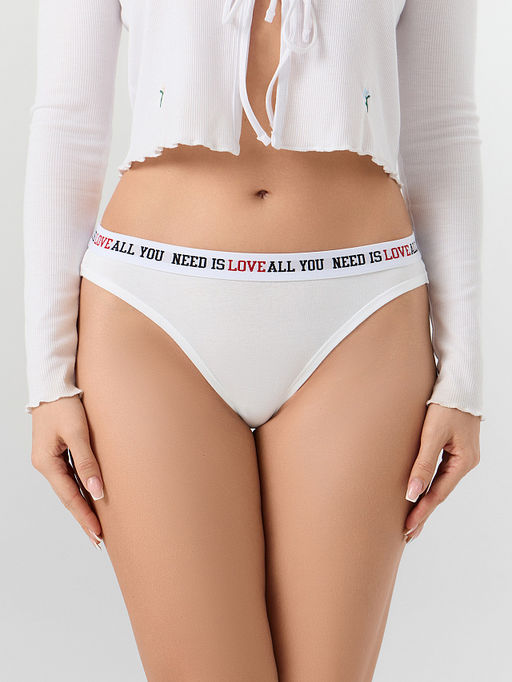 Трусы слипы женские в наборе, 3 шт