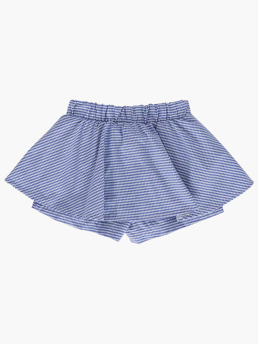 Юбка-шорты в клетку UD 7046 голубая клетка - Mini maxi фото 16