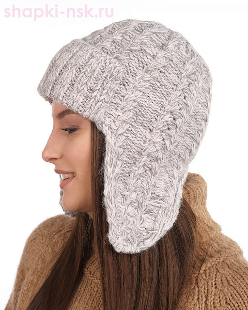 Канада Ушанка женская флис (56-58)