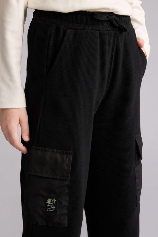 %100 Pamuk Barrel Fit Pantolon Erkek _ocuk - Defacto фото 3