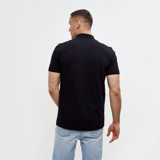 Футболка поло мужская MINAKU REGULAR FIT: чёрная, р-р 42