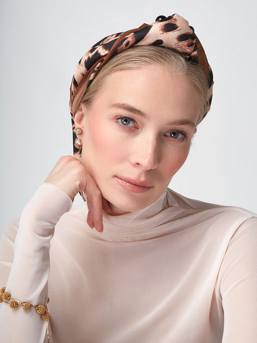 Большой, мягкий, тонкий и очень нежный платок с рисунком. - Tantino фото 4