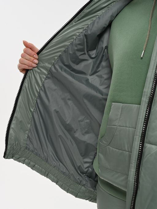 Утепленный жилет oversize - А+б коллекция фото 48