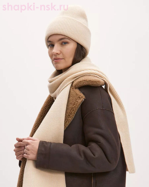144 KWH Комплект женский (колпак+шарф) (56-58)