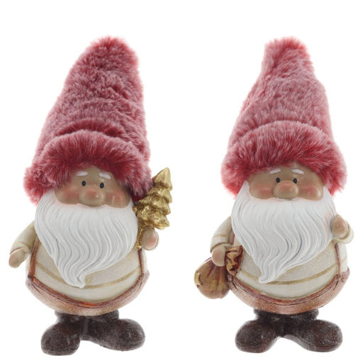 Фигурка декоративная "Дед Мороз", L8,5 W7 H17 см, 2в.