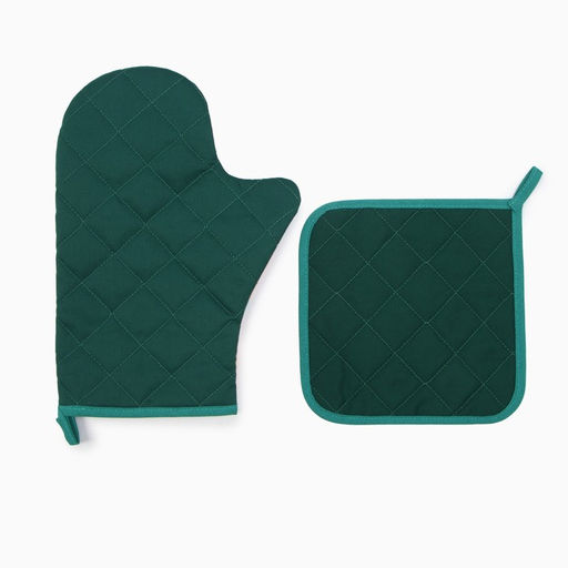 Набор кух. Этель Птичка варежка-прихватка 20х28см, прихватка 19х19см,100% хл  фото 3